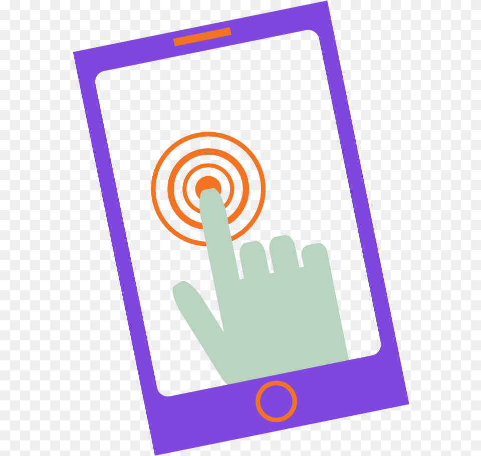 Mobile App Converge Vertical, Spiral, Body Part, Hand, Person Free Png Download