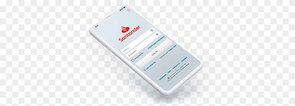Mobile Banking Phone Banking Made Simple Santander Bank Santander Mobile Banking, Electronics, Mobile Phone Free Png