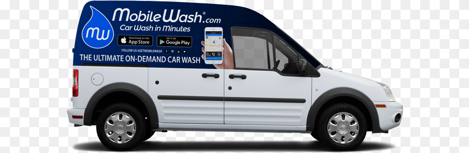 Mobile Car Wash Mobile Wash, Vehicle, Moving Van, Van, Transportation Free Png Download