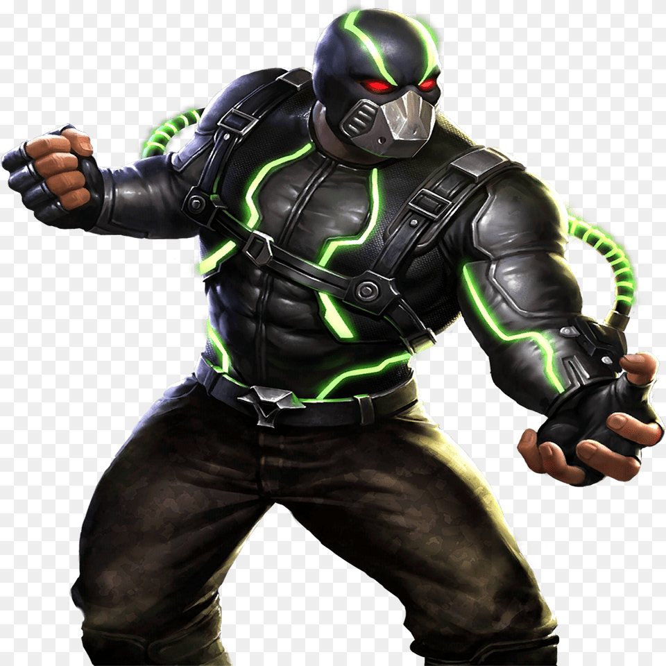 Mobile Character Art Updated Injustice 2 Mobile Bane, Adult, Male, Man, Person Png