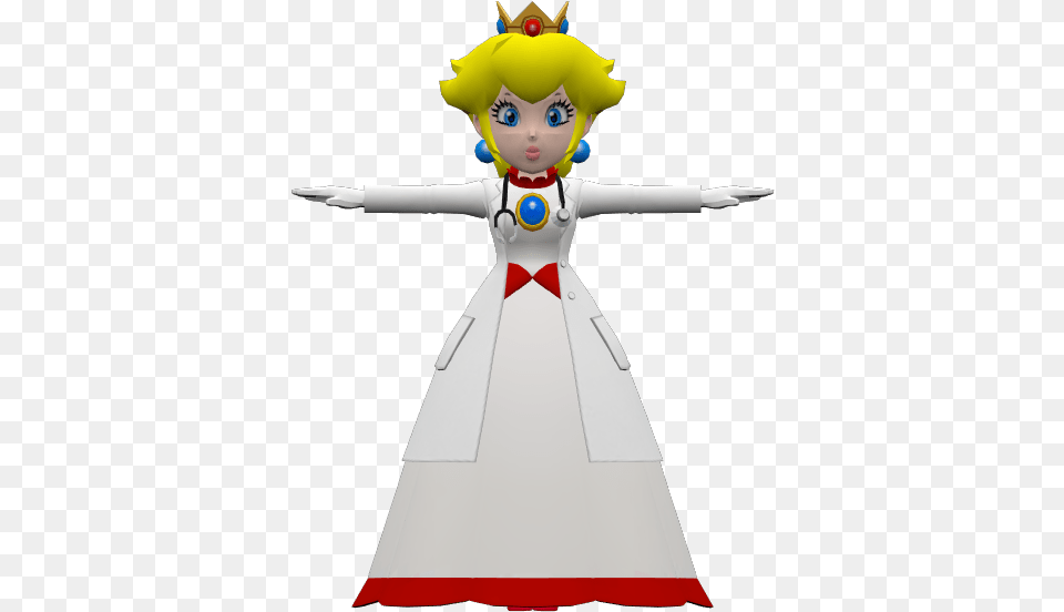 Mobile Dr Mario World Dr Fire Peach The Models Resource Dr Mario World Peach Model, Adult, Wedding, Person, Woman Free Png Download