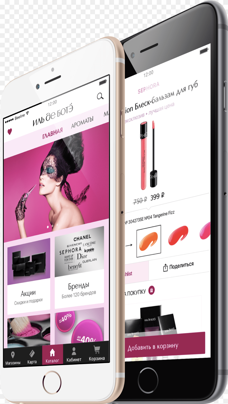 Mobile E Commerce App For The Sephora Branch Ile De Sephora E Commerce, Adult, Electronics, Female, Mobile Phone Png