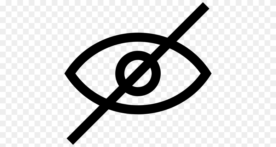 Mobile Eye Disabled Disabled Handicap Icon With And Vector, Gray Free Transparent Png