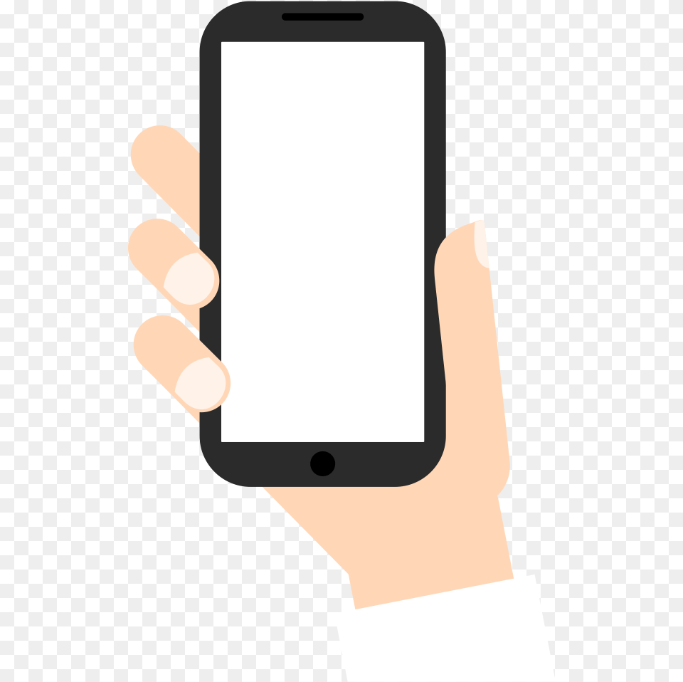 Mobile Holding Hand Clipart Image Download Hand Holding Mobile Clipart, Electronics, Mobile Phone, Phone, Smoke Pipe Free Png