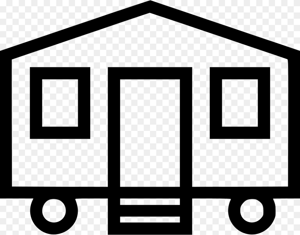 Mobile Home Icon Download, Architecture, Outdoors, Nature, Hut Free Png