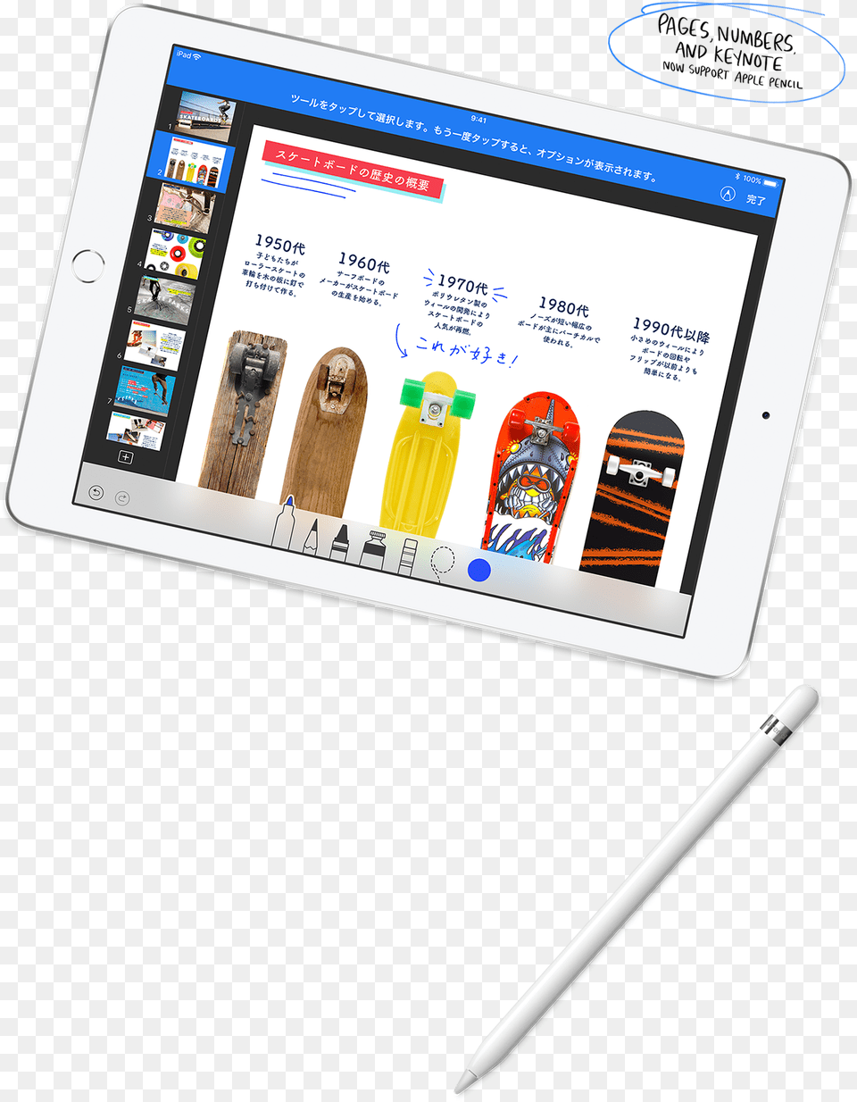 Mobile In Hand Ipad 6 Apple Pencil, Computer, Electronics, Tablet Computer, Blade Free Png Download