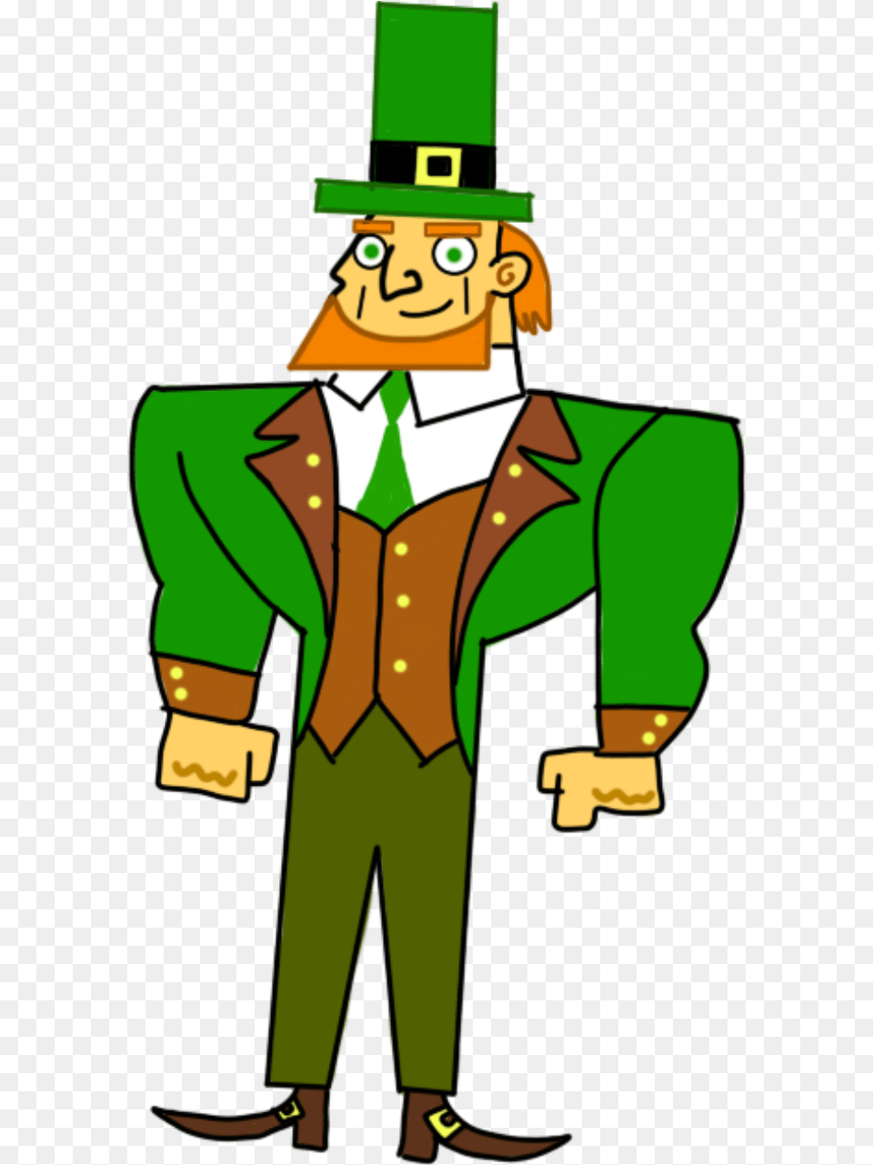 Mobile Leprechaun Cartoon, Adult, Male, Man, Person Png Image