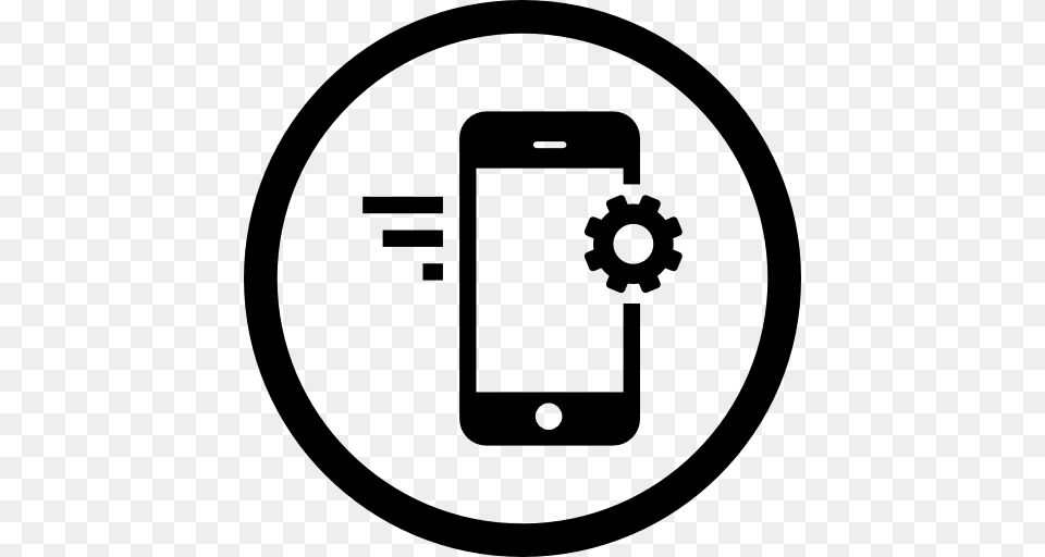 Mobile Marketing Symbol, Electronics, Phone, Mobile Phone, Stencil Free Png