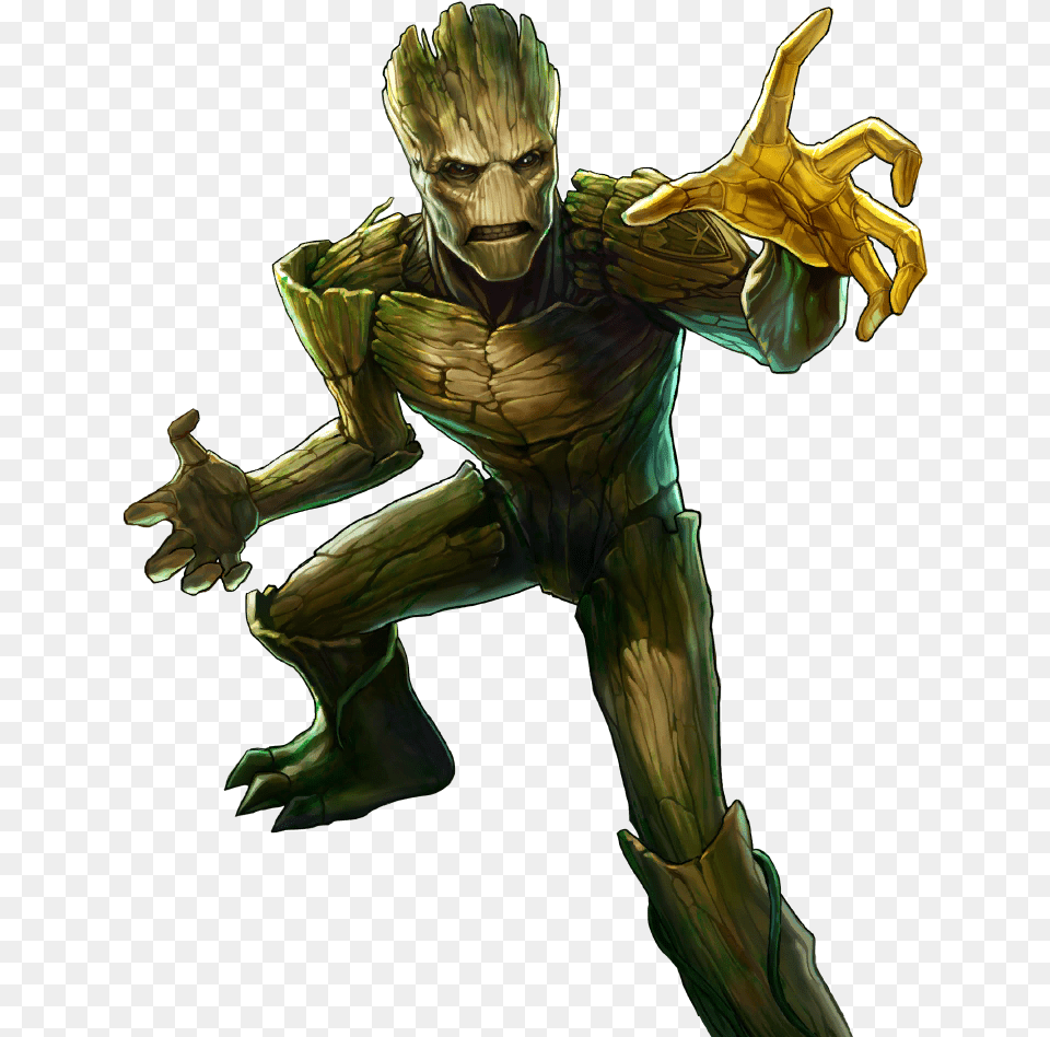 Mobile Marvel Battle Lines Groot The Spriters Resource Illustration, Person, Adult, Man, Male Free Transparent Png