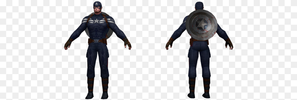 Mobile Marvelu0027s Future Fight Captain America Winter Netflix Daredevil 3d Model, Armor, Adult, Male, Man Png