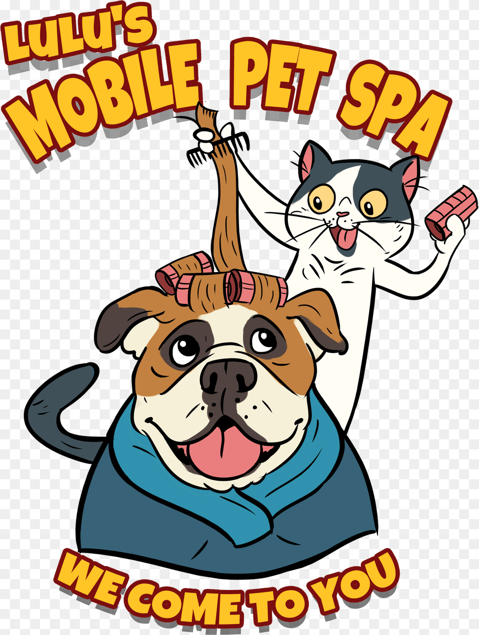 Mobile Pet Spa Library Library Cartoon, Advertisement, Poster, Person, Head Png