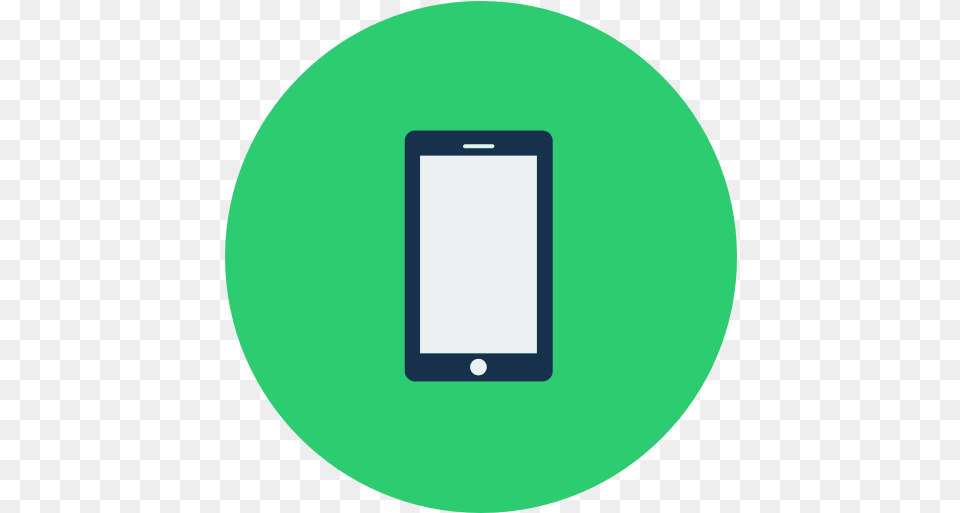 Mobile Phone Icon Circle, Electronics, Mobile Phone, Disk Png Image