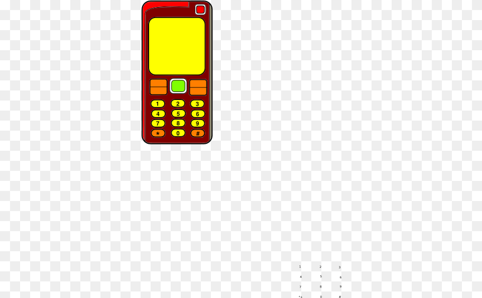 Mobile Phone In Colour Clip Art Vector Clip Mobile Phone, Electronics, Mobile Phone Free Transparent Png