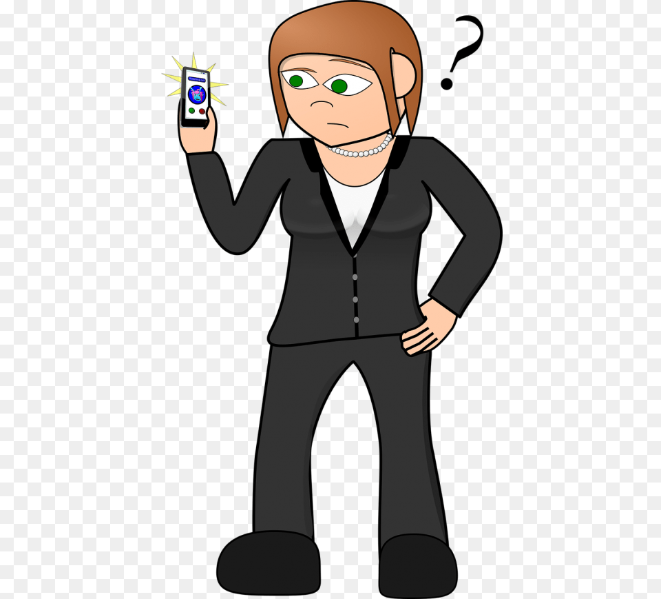Mobile Phone Man Confused On Phone Clipart, Adult, Sleeve, Person, Long Sleeve Free Transparent Png
