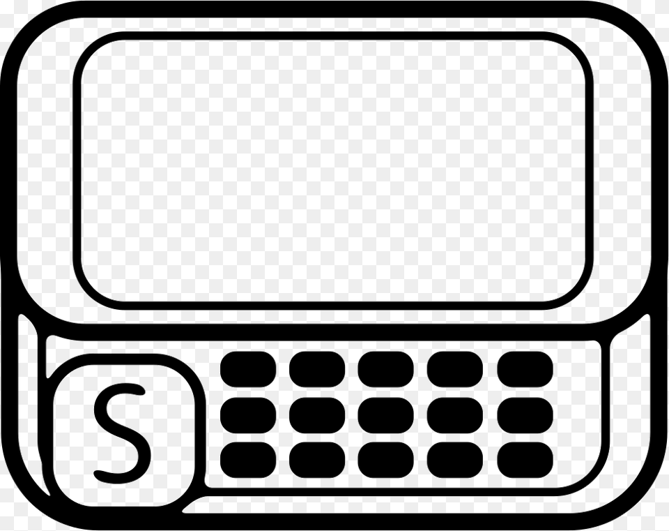 Mobile Phone Model With Keyboard Buttons And A Big Button, Electronics, Mobile Phone, Smoke Pipe Png