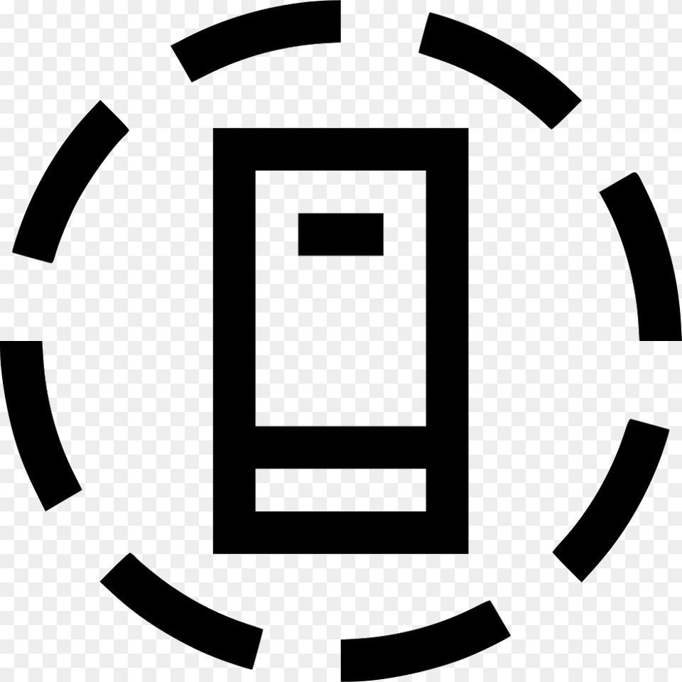Mobile Phone Network Cell Communication Connect, Stencil Png