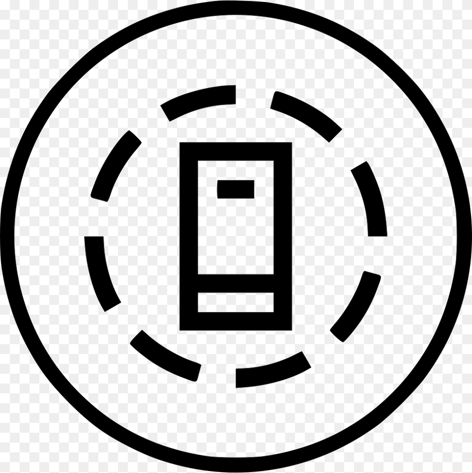 Mobile Phone Network Cell Communication Connect Circle, Stencil, Ammunition, Grenade, Weapon Png Image