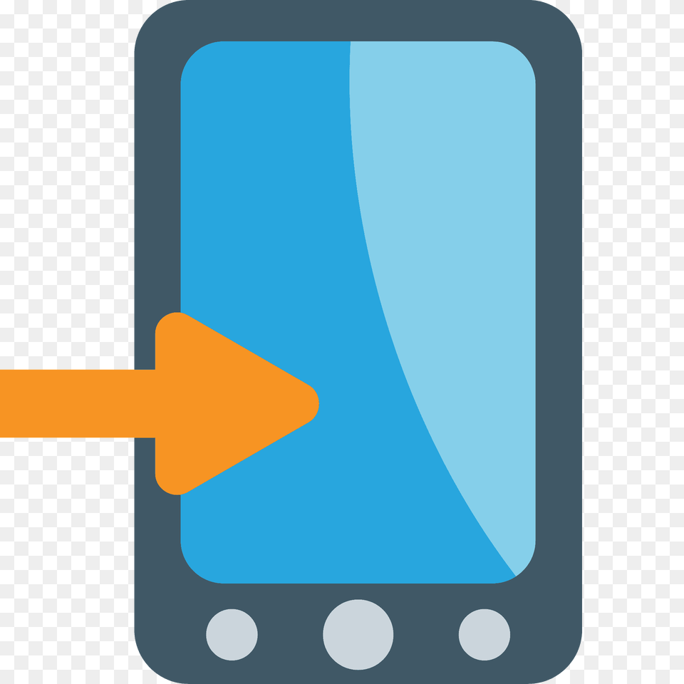 Mobile Phone With Arrow Emoji Clipart, Electronics, Mobile Phone, Light, Traffic Light Png Image