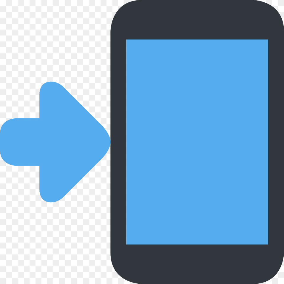 Mobile Phone With Arrow Emoji Clipart, Electronics, Computer, Mobile Phone, Screen Free Transparent Png