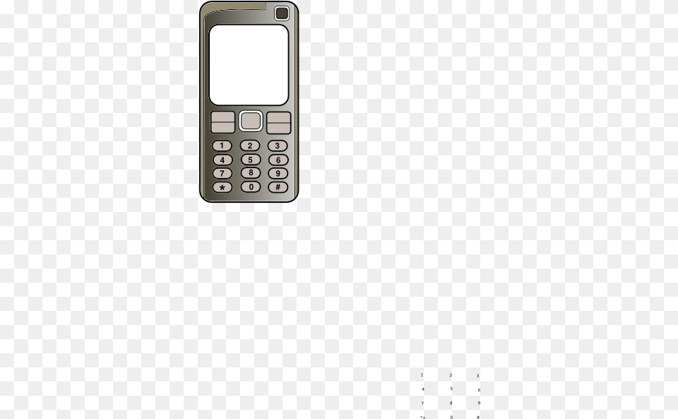 Mobile Phone With Blank Screen Clip Arts For Web Clip Feature Phone, Electronics, Mobile Phone, Texting Free Png
