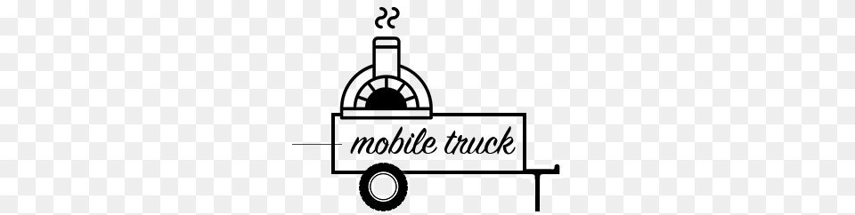 Mobile Pizza Truck Icon Bricknfire Pizza Company, Silhouette, Stencil, Symbol Free Png Download