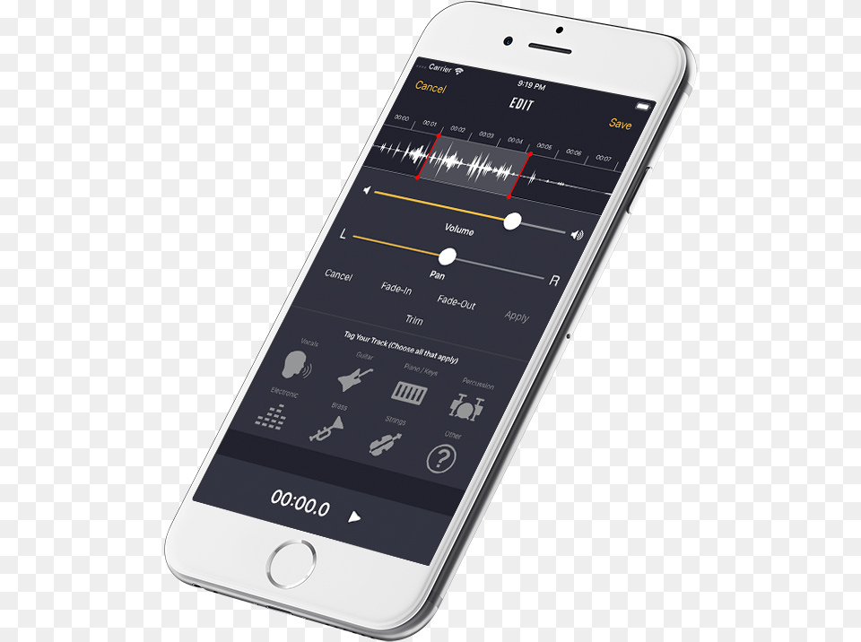 Mobile Recording Studio Available For Ios Now Audiobridge Portable, Electronics, Mobile Phone, Phone Png Image