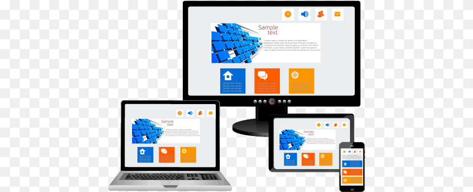 Mobile Responsive Websites Automatically Adjust To Website Computer And Mobile, Electronics, Laptop, Pc, Computer Hardware Free Transparent Png