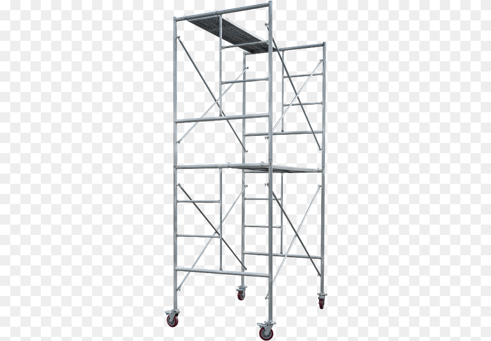 Mobile Scaffold Tower Shelf, Construction, Scaffolding Png