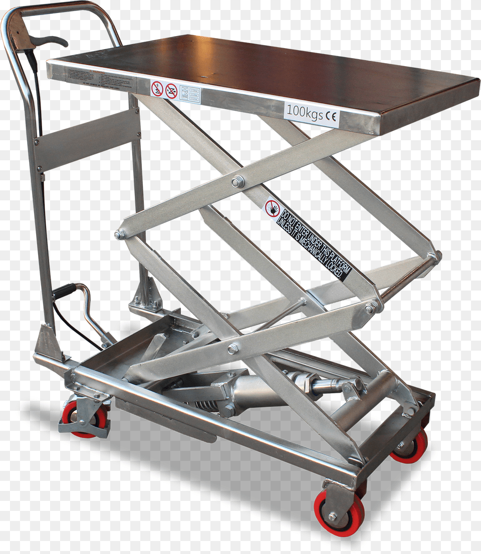 Mobile Scissor Lift Trolley Double Astrolift Art Table, Furniture, Crib, Infant Bed, Machine Free Png Download