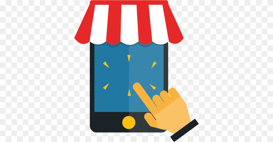 Mobile Shopping Illustration, Canopy, Body Part, Hand, Person Free Transparent Png