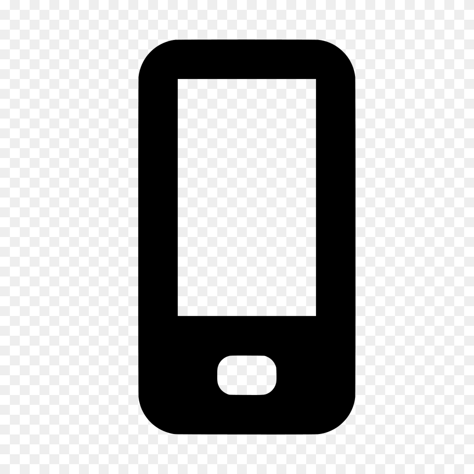 Mobile Silhouette, Electronics, Mobile Phone, Phone Png Image