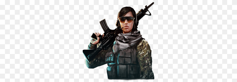 Mobile Strike Female Warrior, Weapon, Rifle, Gun, Firearm Free Transparent Png