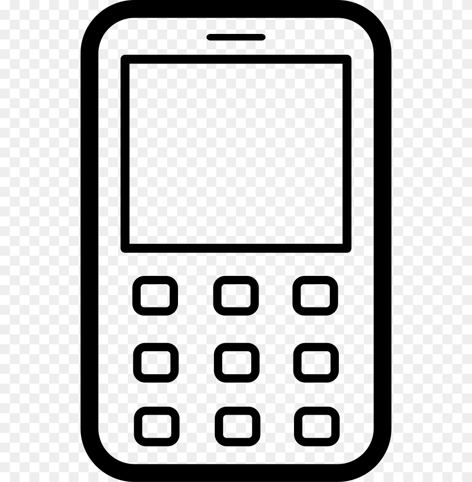 Mobile Svg Icon Feature Phone, Electronics, Mobile Phone, Texting Png