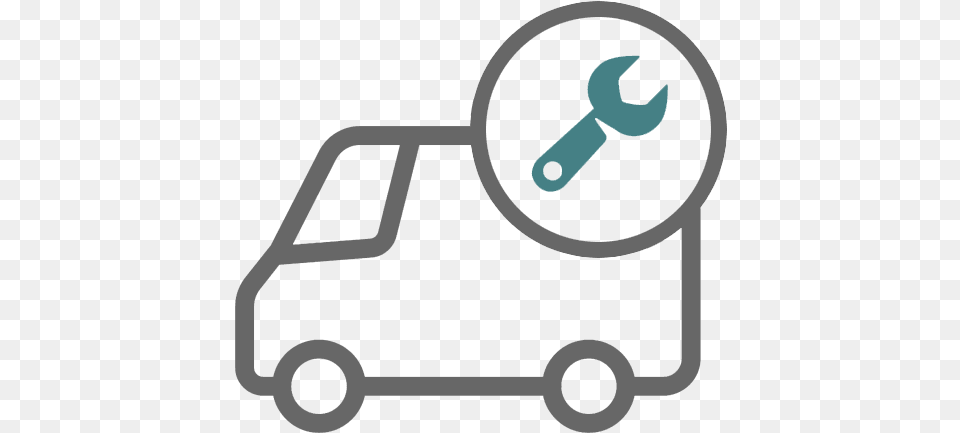 Mobile Technician Van Car Hand Drawn, Device, Grass, Lawn, Lawn Mower Png Image