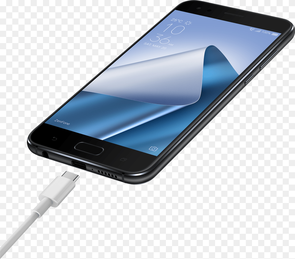 Mobile With Usb Cable Free Png Download