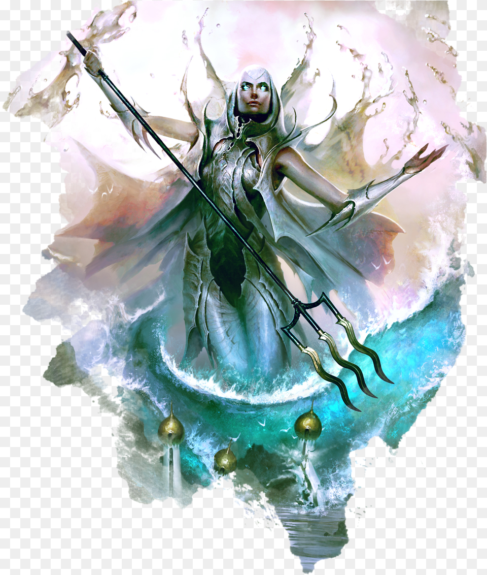 Mobius Final Fantasy Poseidon, Adult, Bride, Female, Person Free Transparent Png