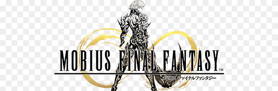 Mobius Final Fantasy Smartphone Game Ends Service Worldwide Mobius Final Fantasy, Logo, Person, Chandelier, Lamp Free Png