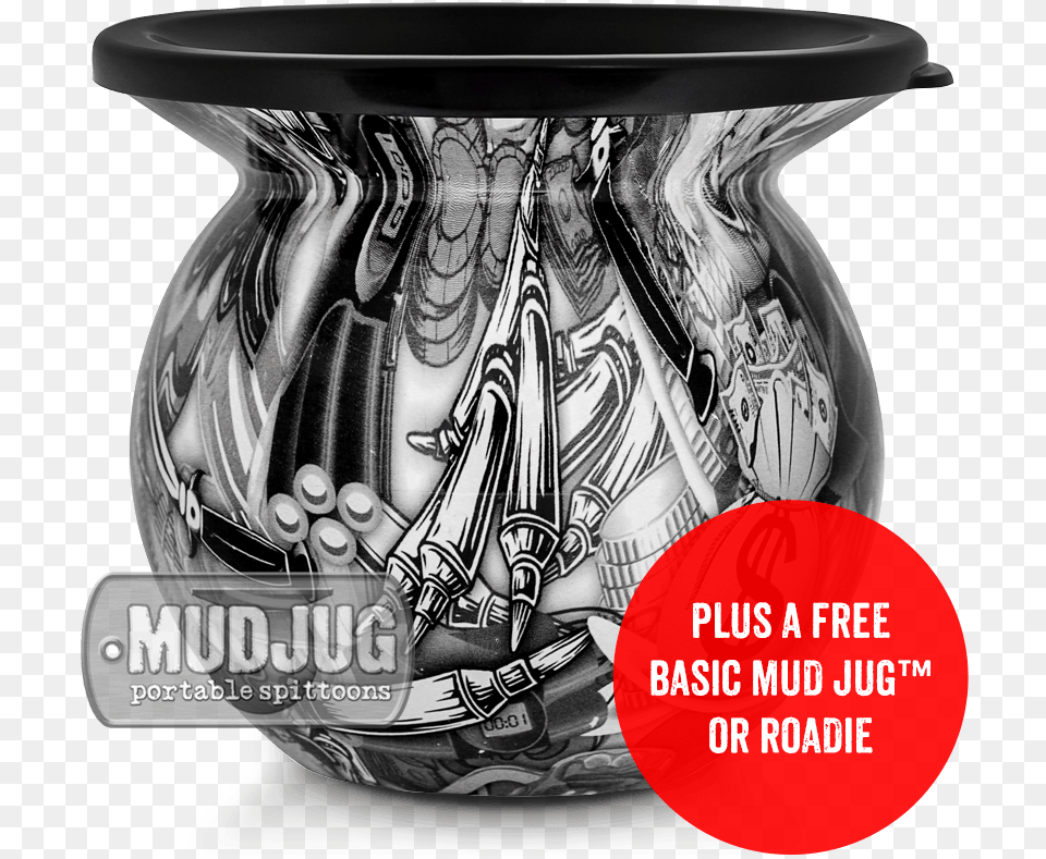 Mobster Mud Jug Confederate Camo Snow Mudjug, Jar, Pottery, Vase, Urn Free Transparent Png