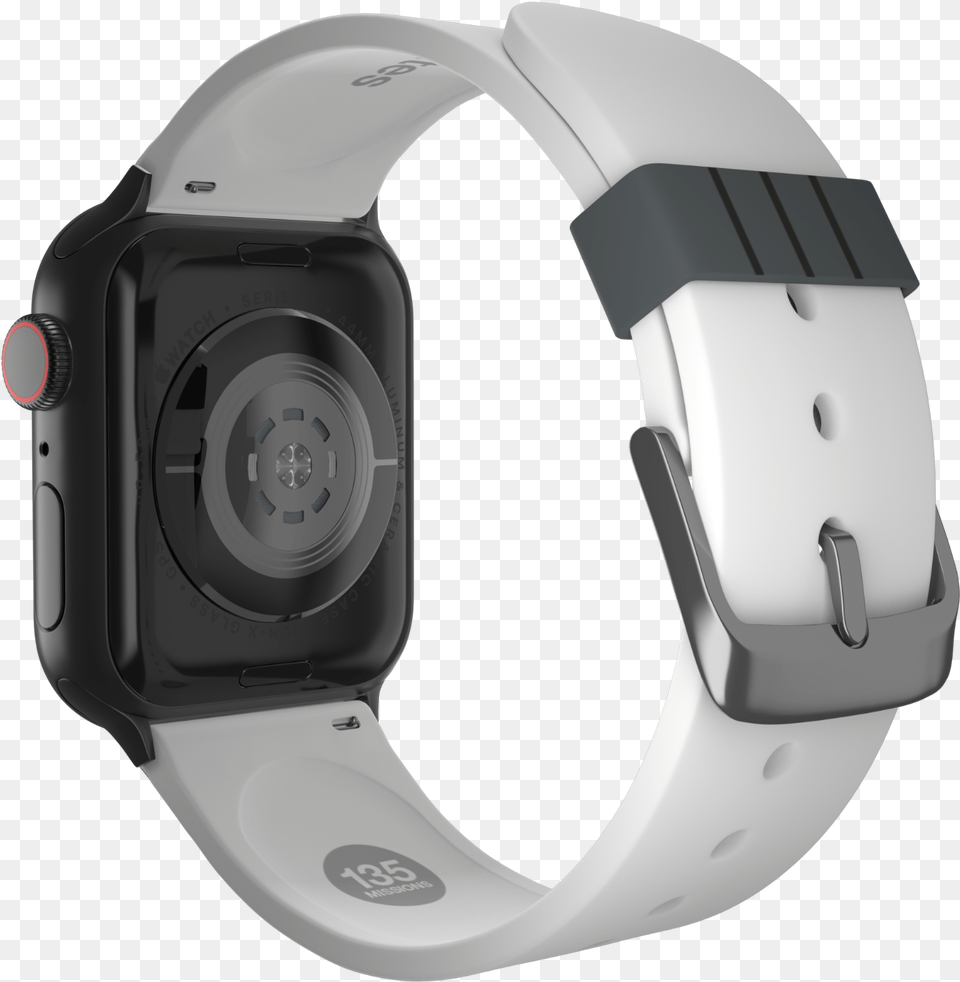 Mobyfox Nasa Apple Watch White 38mm 40mm 42mm 44mm Band St Watch Strap, Wristwatch, Arm, Person, Body Part Free Png