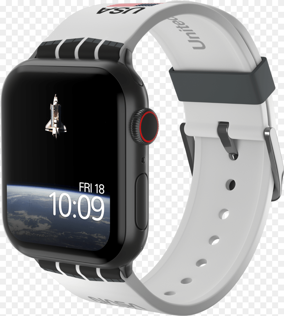 Mobyfox Nasa Apple Watch White 38mm Hex Icon Band, Wristwatch, Arm, Person, Body Part Free Png Download
