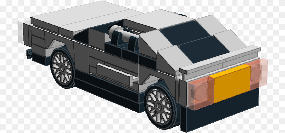 Moc Tt A Mini Delorean Special Lego Themes Eurobricks Model Car, Wheel, Machine, Vehicle, Transportation Png Image