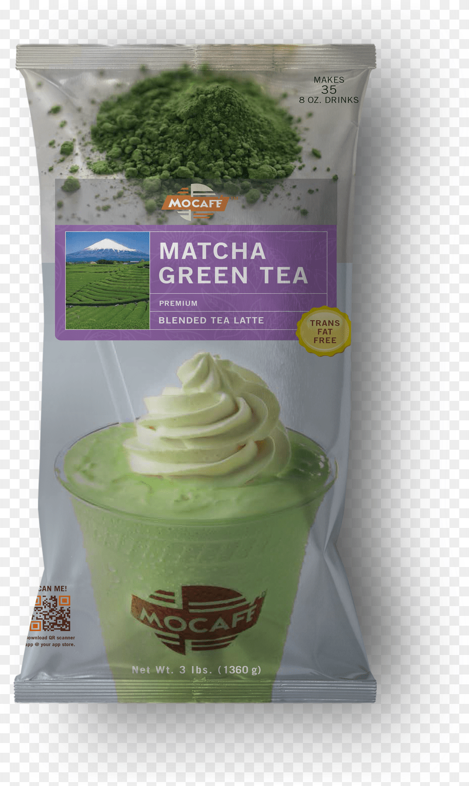Mocafe Matcha Green Tea, Cream, Dessert, Food, Ice Cream Free Transparent Png