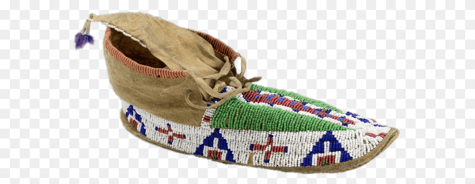 Mocassin With Small Beads, Clothing, Footwear, Shoe Png Image