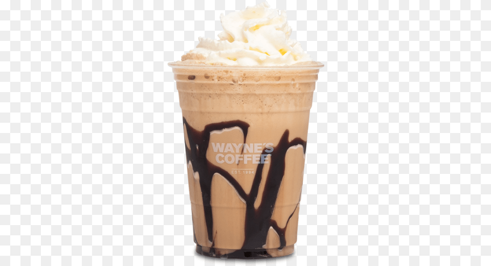 Mocha Frappe With Background, Ice Cream, Cream, Dessert, Food Free Transparent Png
