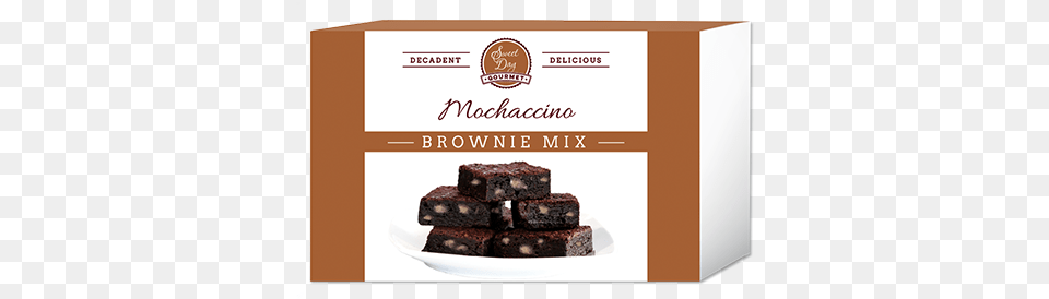 Mochaccino Brownie Mix Chocolate Brownie, Dessert, Food, Cookie, Sweets Free Png Download
