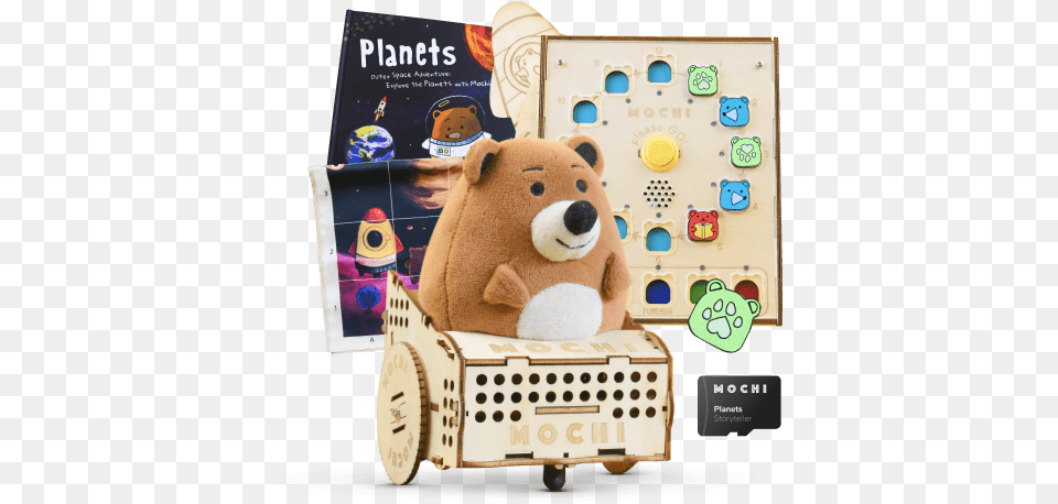 Mochi Screenless Coding Robotics Kit Playmat, Plush, Toy, Teddy Bear Png Image