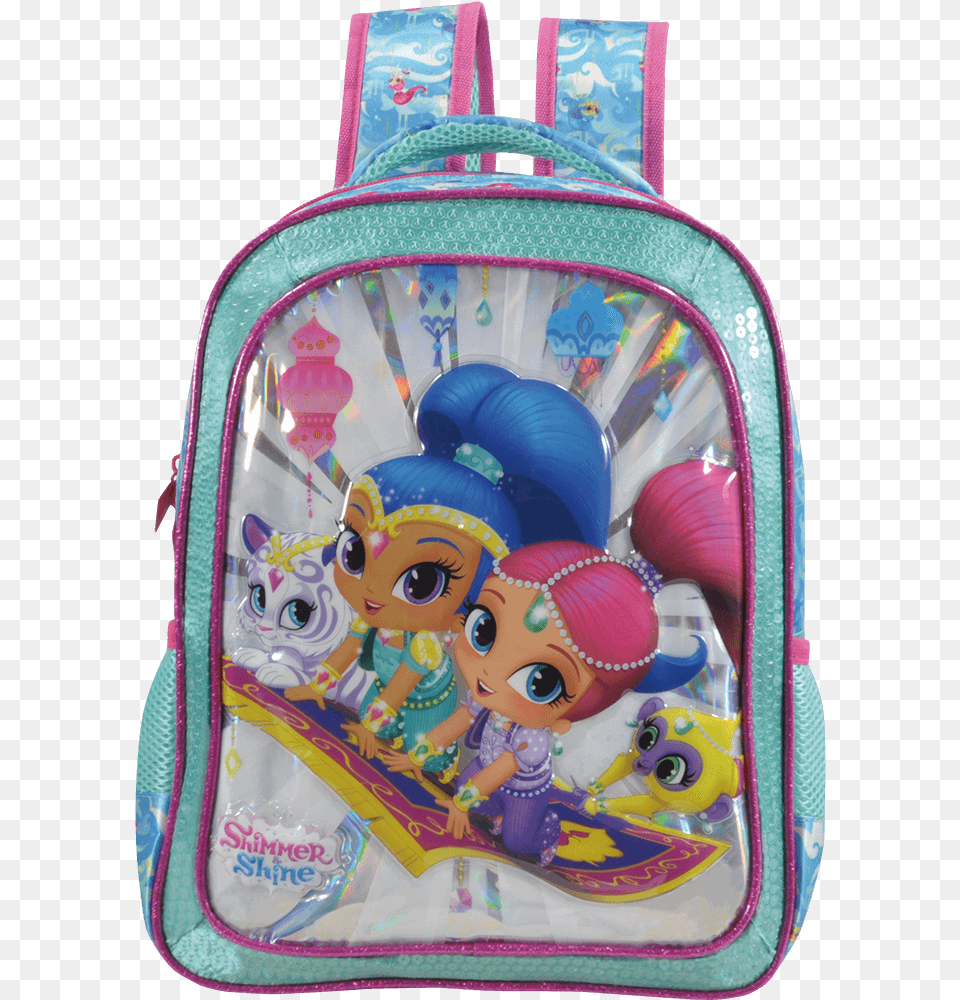 Mochila 14 Shimmer Amp Shine Magic Carpet, Backpack, Bag, Doll, Toy Free Png Download