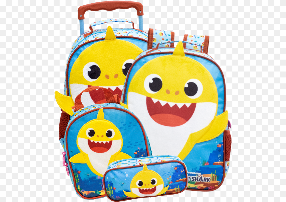 Mochila Do Baby Shark, Backpack, Bag, Toy Free Png Download