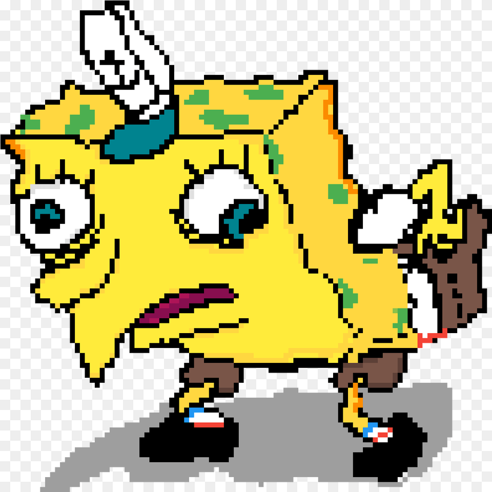 Mocking Spongebob Mocking Spongebob Pixel Art, Painting, Baby, Person Png