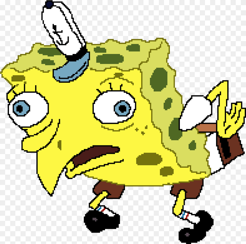 Mocking Spongebob Sticker, Baby, Person Free Png